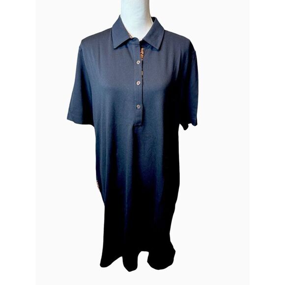 CHICO'S NWT $119 Knit Placket & Collar Leopard Dress Size 3 US 16 / 18 / XL - Picture 1 of 8